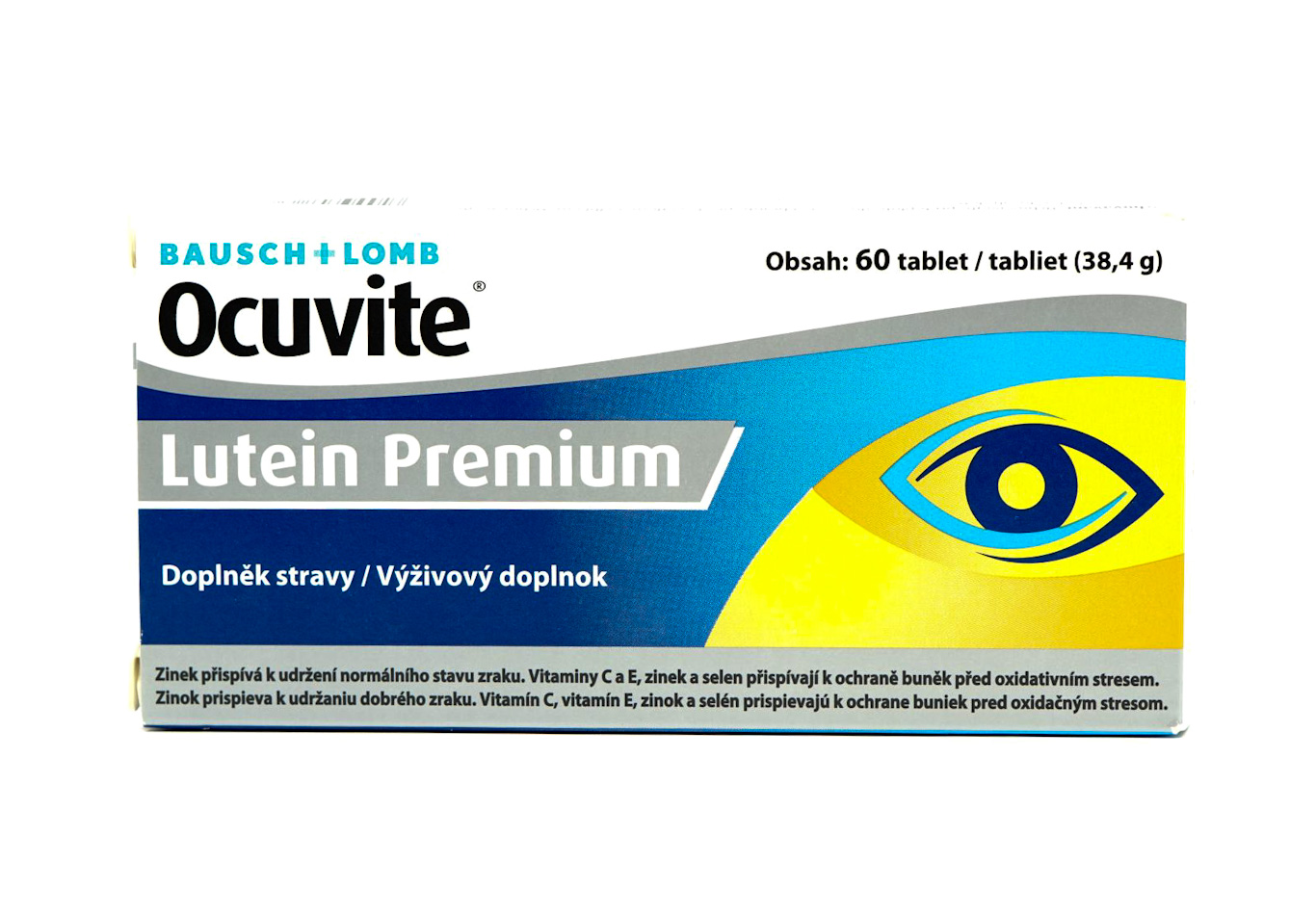 Ocuvite Lutein Premium 60 tbl (Bausch+Lomb) - dočasně nedostupné